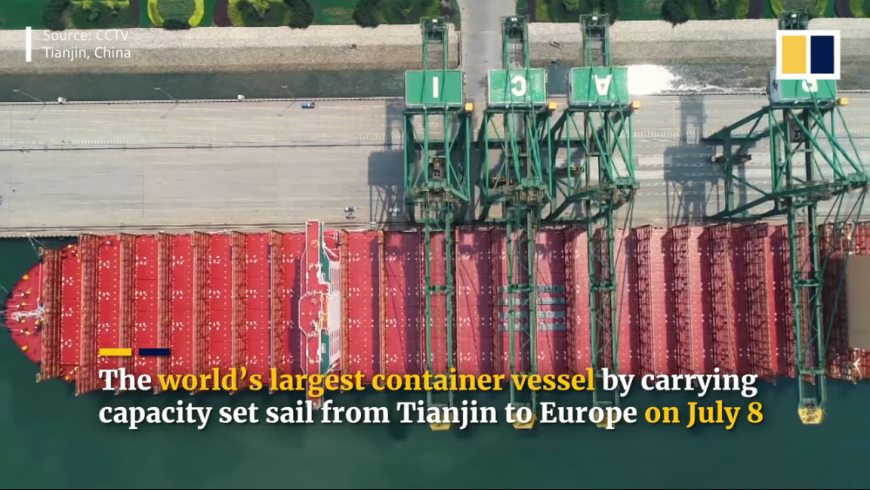 Mis de kans om ’s werelds grootste containerschip MSC Gülsün te zien dan niet!