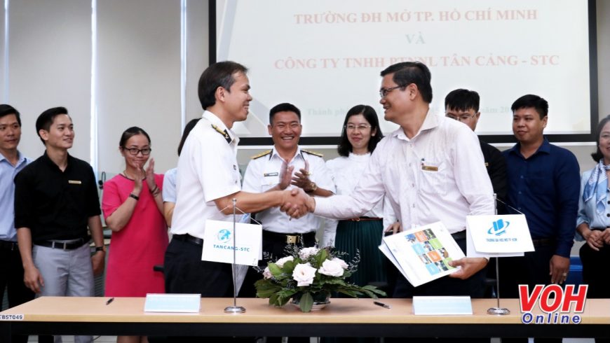 Kết hợp tác giữa Trung tâm đào tạo trực tuyến thuộc ĐH Mở Tp. HCM và Tân Cảng-STC