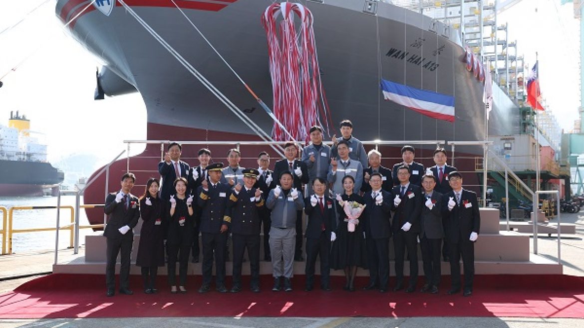 [TCSTC] – Wan Hai ra mắt tàu mới với sức tải 13.100 TEUs