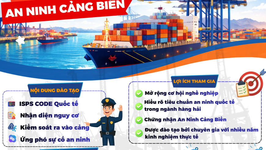 TÂN CẢNG STC CHIÊU SINH KHÓA HỌC AN NINH CẢNG BIỂN