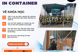 CHIÊU SINH KHÓA HỌC “CHẰNG BUỘC, CHÈN LÓT, ĐÓNG GÓI BẢO QUẢN HÀNG HÓA THEO TIÊU CHUẨN QUỐC TẾ” Tháng 05/2026.