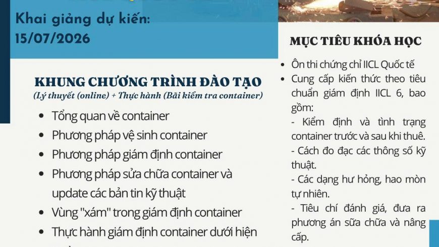 CHỨNG CHỈ IICL LÀ GÌ? VÌ SAO NGƯỜI LÀM CONTAINER NÊN SỞ HỮU CHỨNG CHỈ QUỐC TẾ NÀY?